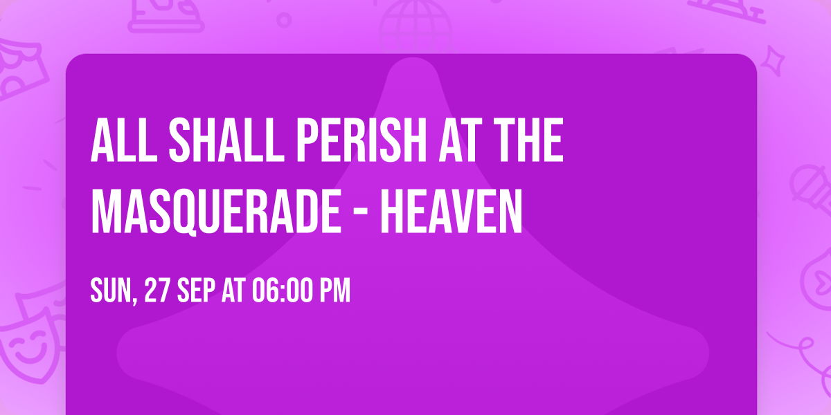 All Shall Perish at The Masquerade - Heaven