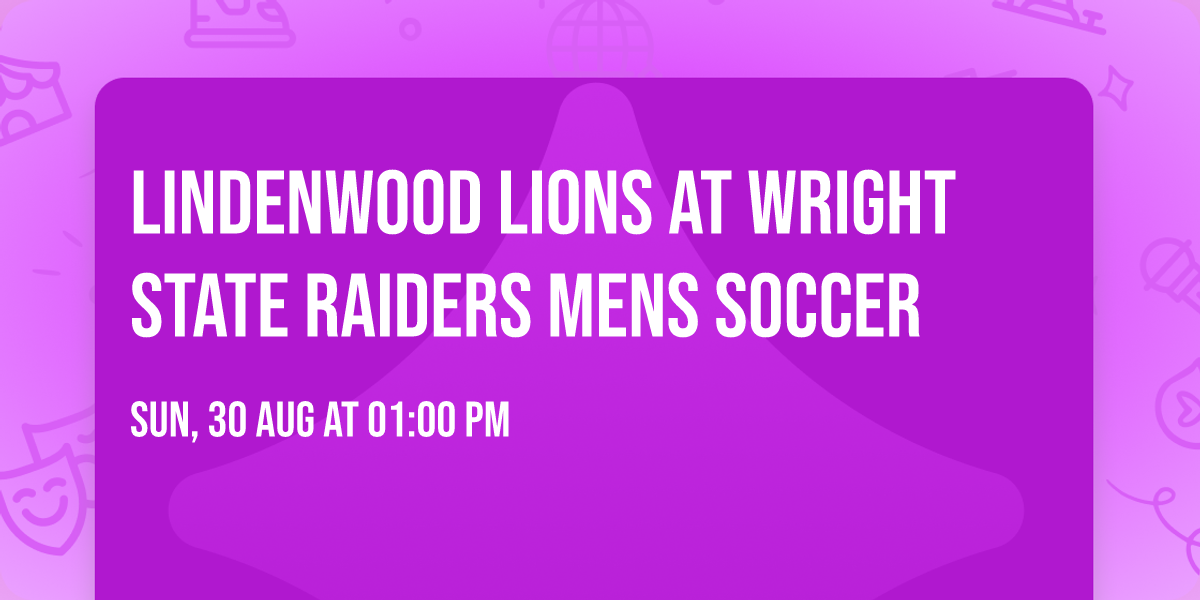 Lindenwood Lions at Wright State Raiders Mens Soccer
