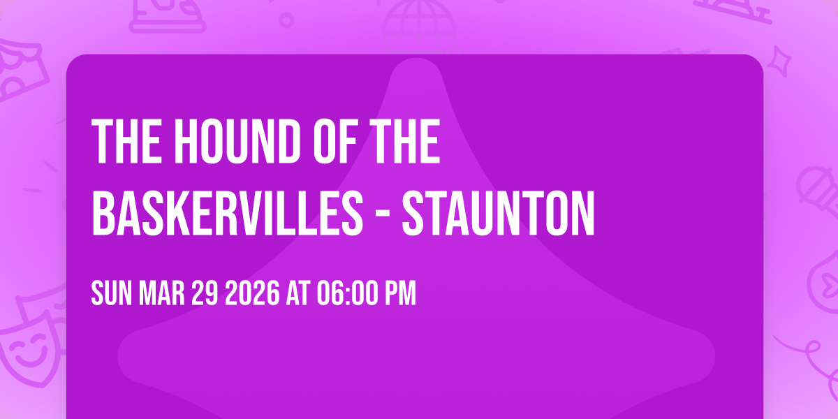 The Hound of the Baskervilles - Staunton