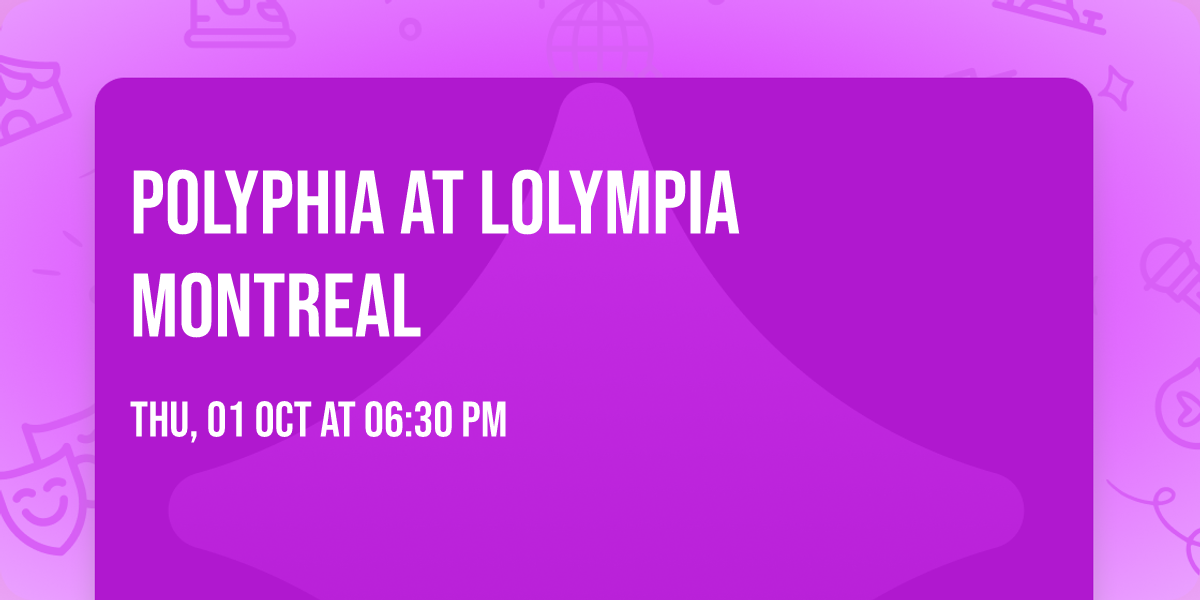 Polyphia at LOlympia Montreal