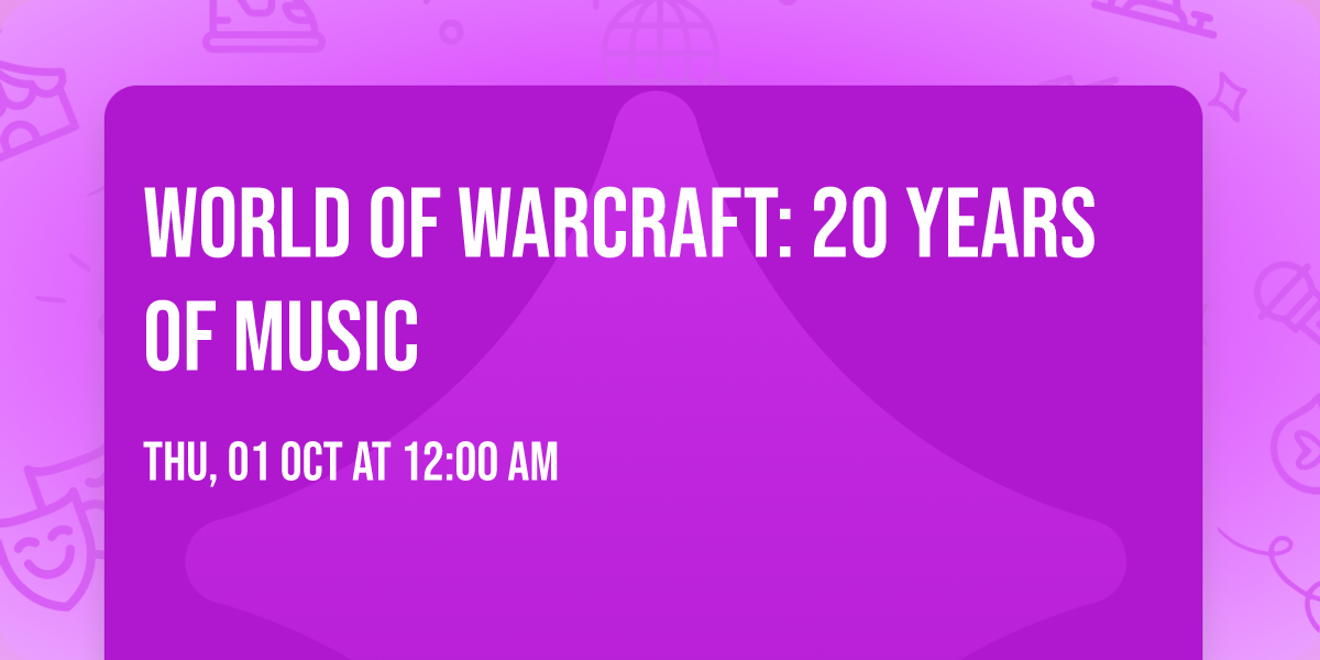 World of Warcraft: 20 Years of Music