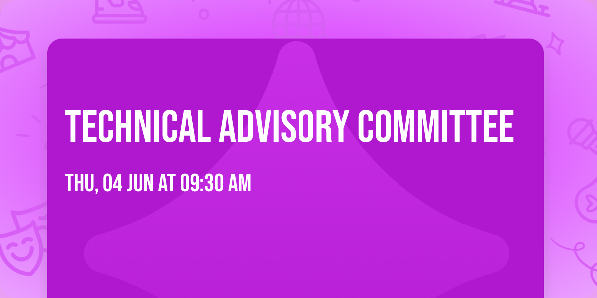Technical Advisory Committee