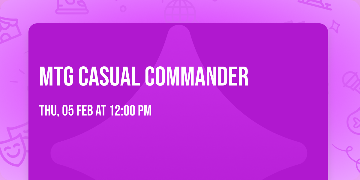 MtG Casual Commander