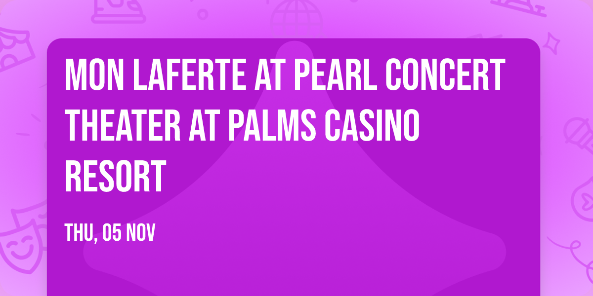 Mon Laferte at Pearl Concert Theater at Palms Casino Resort