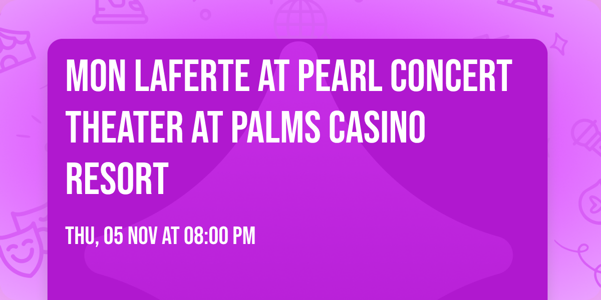 Mon Laferte at Pearl Concert Theater at Palms Casino Resort
