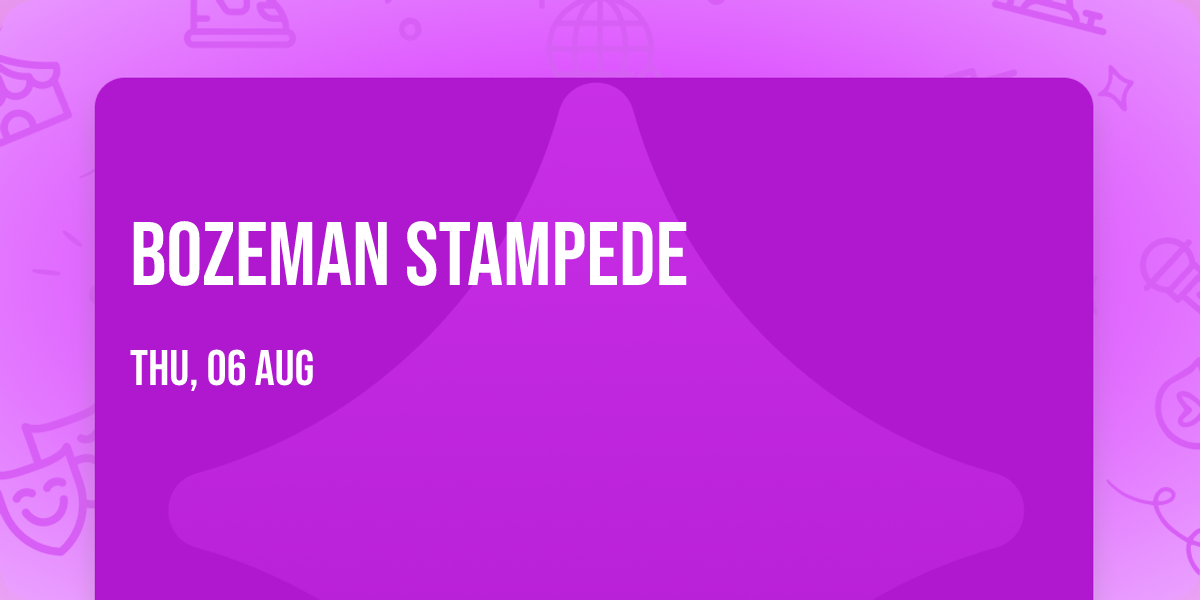 Bozeman Stampede