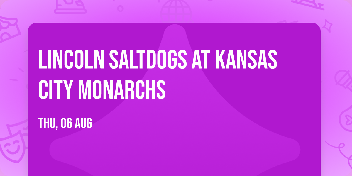 Lincoln Saltdogs at Kansas City Monarchs