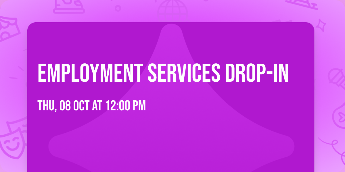 Employment Services Drop-In