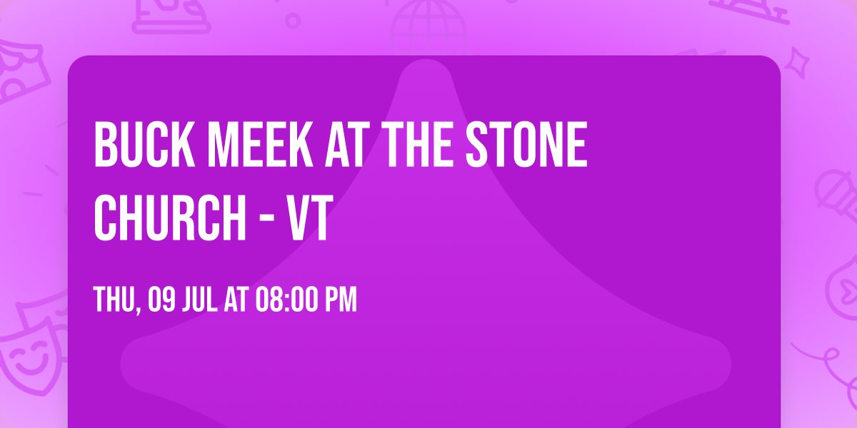 Buck Meek at The Stone Church - VT