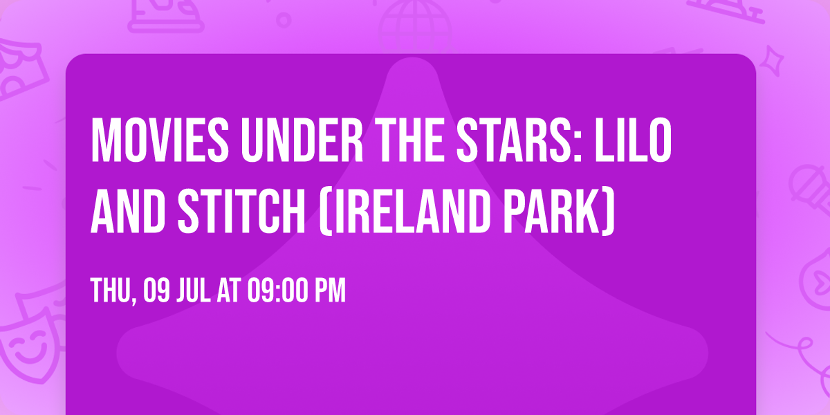 Movies Under the Stars: Lilo and Stitch (Ireland Park)