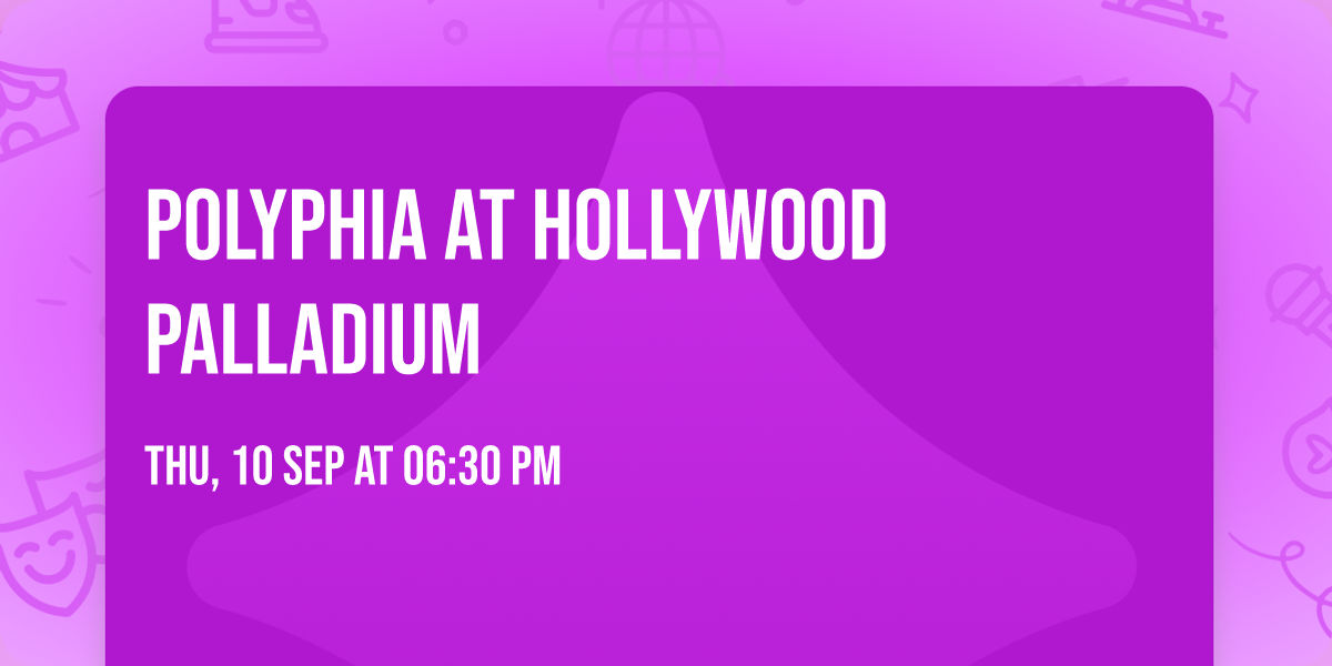 Polyphia at Hollywood Palladium