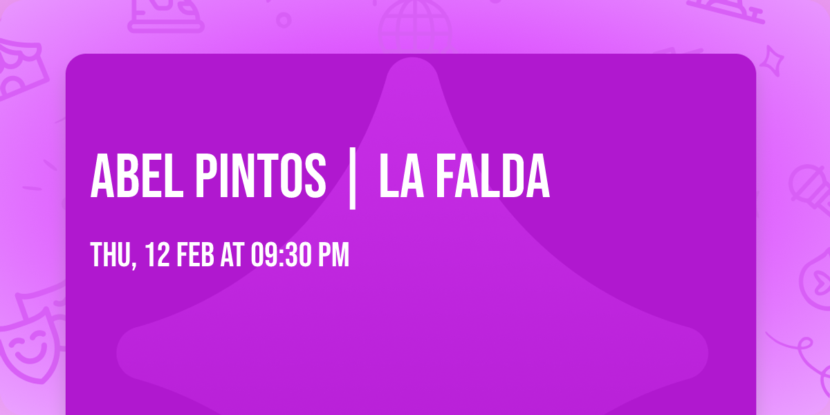 Abel Pintos | La Falda