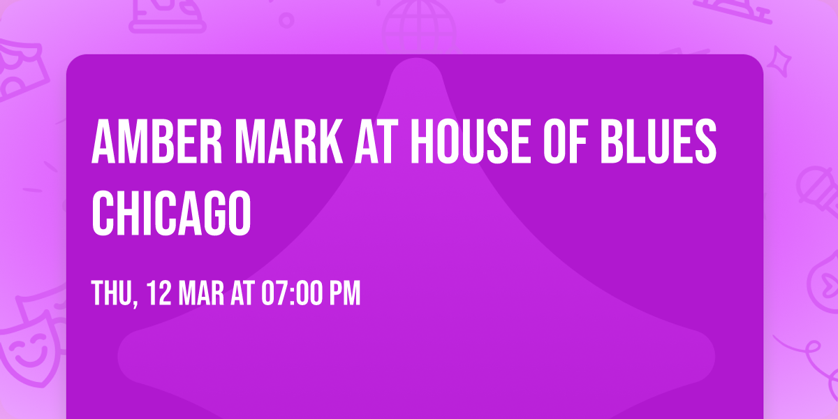 Amber Mark at House of Blues Chicago