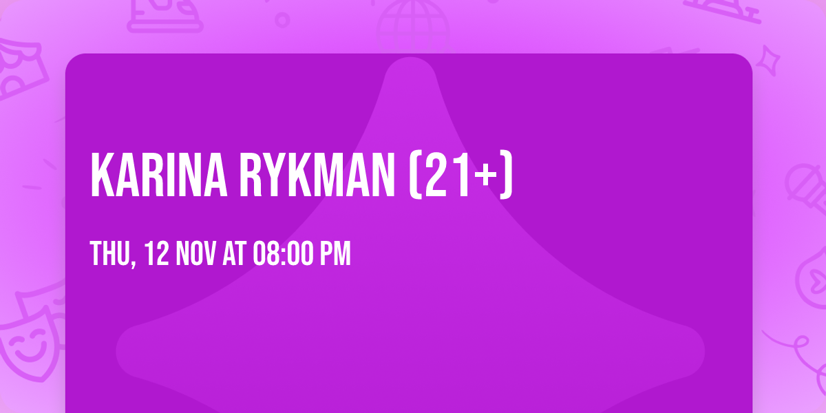 Karina Rykman (21+)