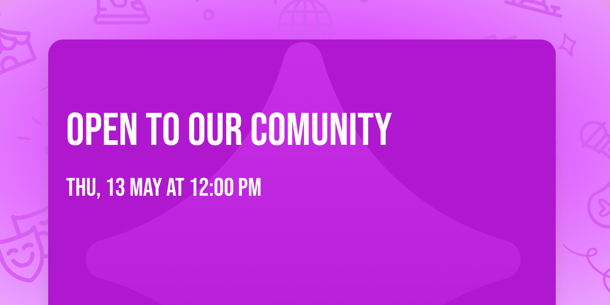 Open to our comunity