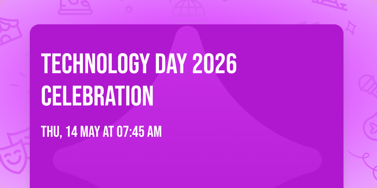 Technology Day 2026 Celebration