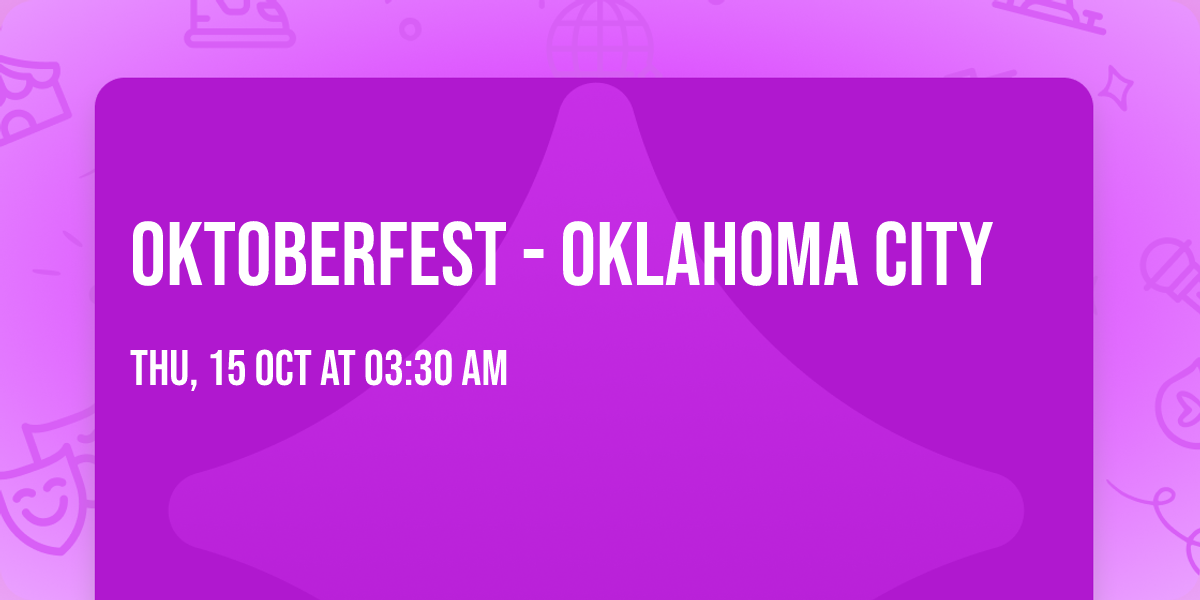 Oktoberfest - Oklahoma City