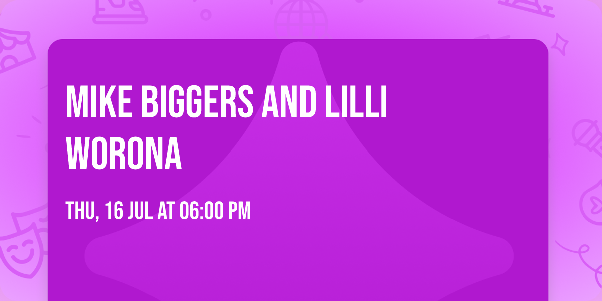 Mike Biggers and Lilli Worona