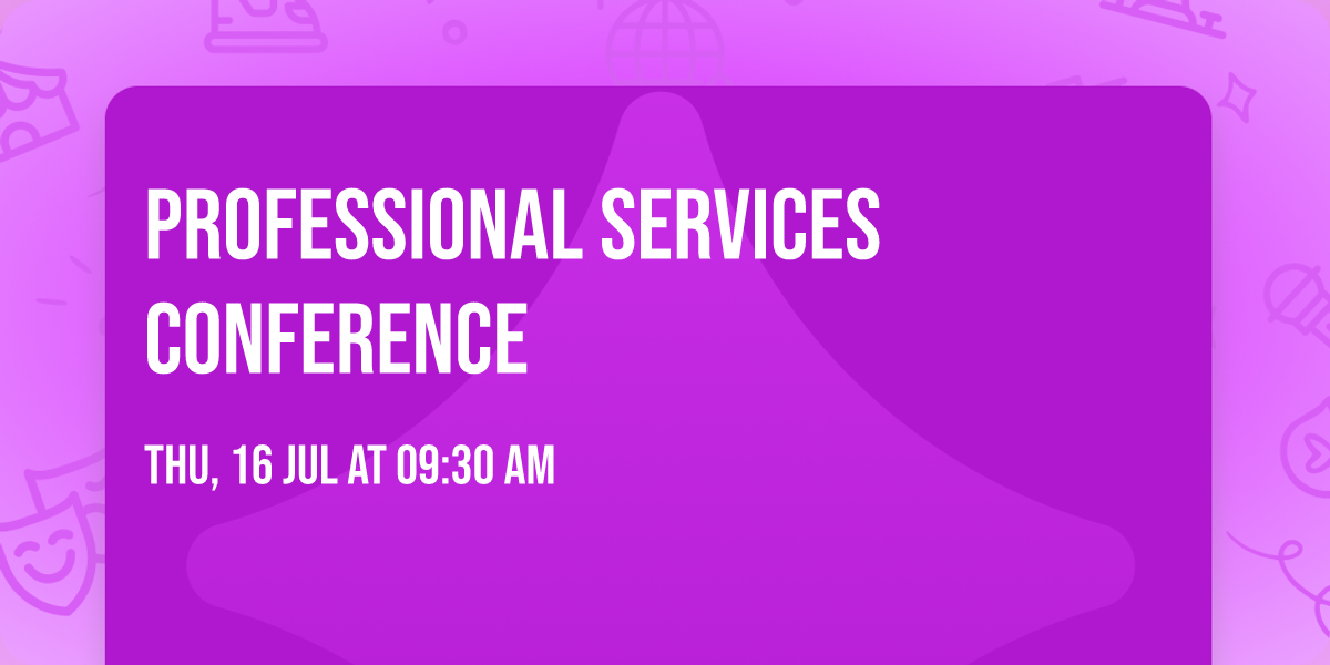 Professional Services Conference