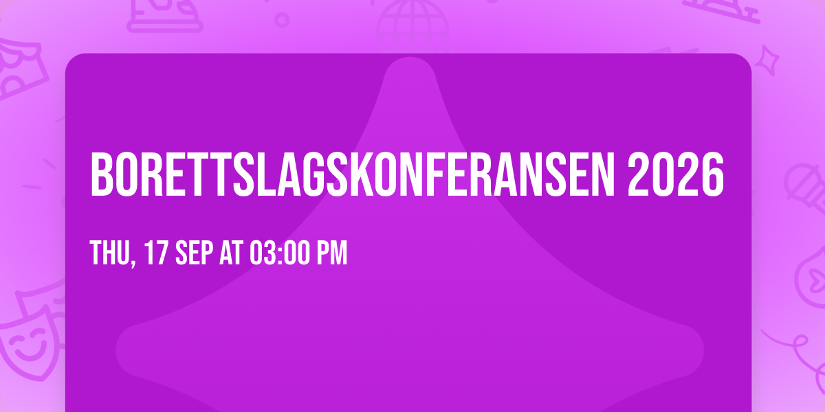 Borettslagskonferansen 2026