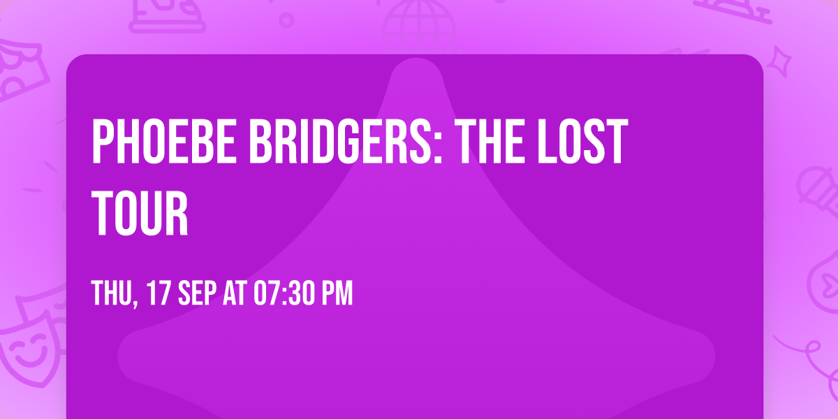Phoebe Bridgers: The Lost Tour