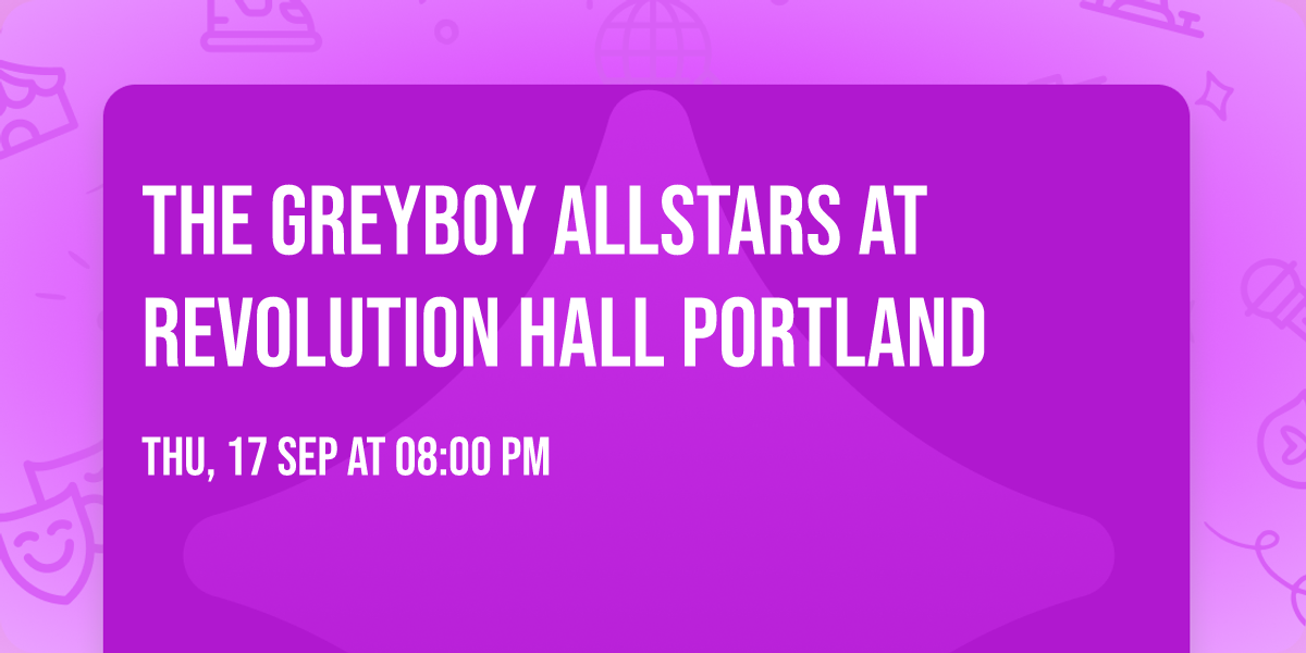 The Greyboy Allstars at Revolution Hall Portland