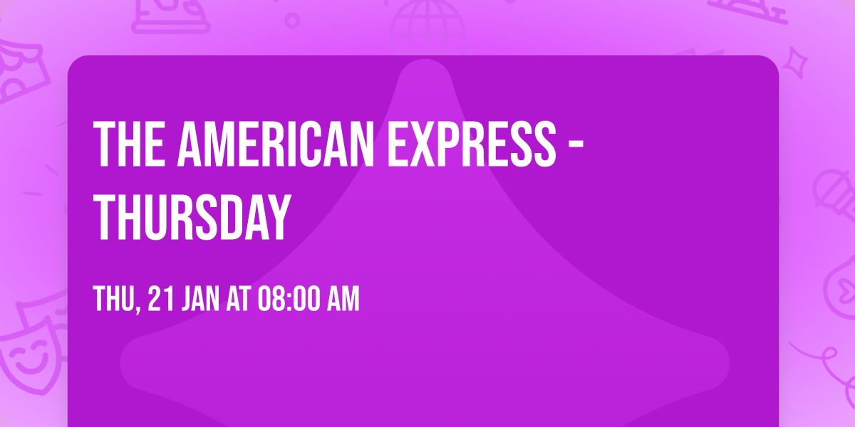 The American Express - Thursday