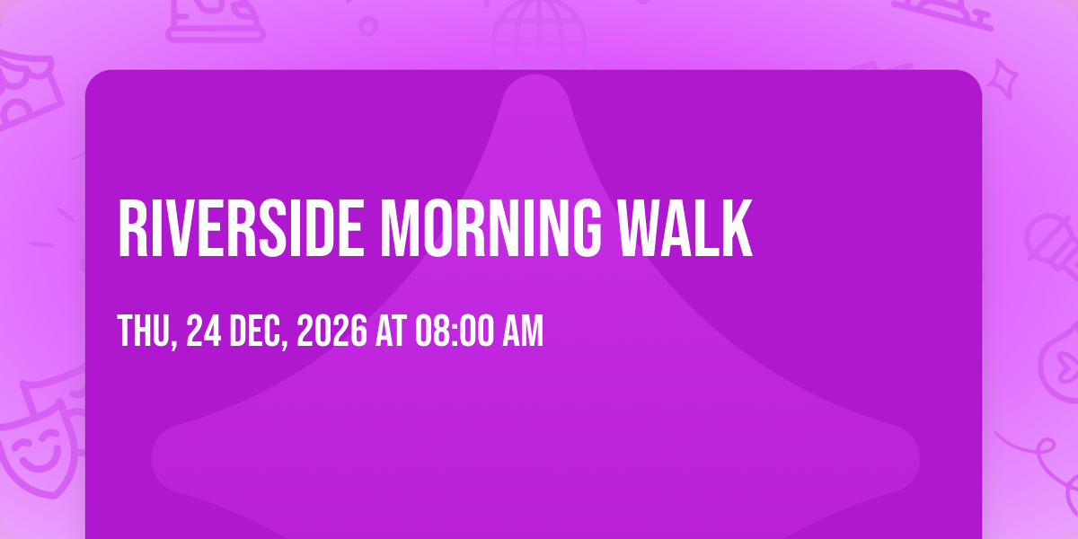Riverside Morning Walk, Hard Rock Cafe Angkor, Siem Reap, 24 December ...