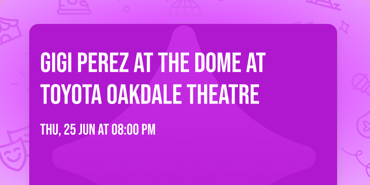 Gigi Perez at The Dome at Toyota Oakdale Theatre