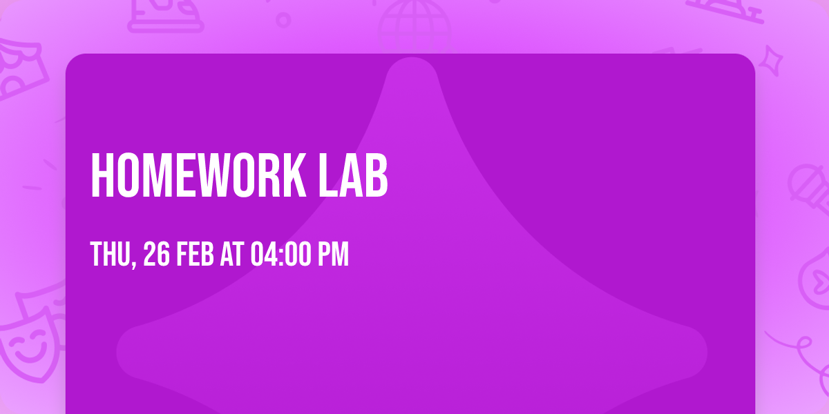 Homework Lab
