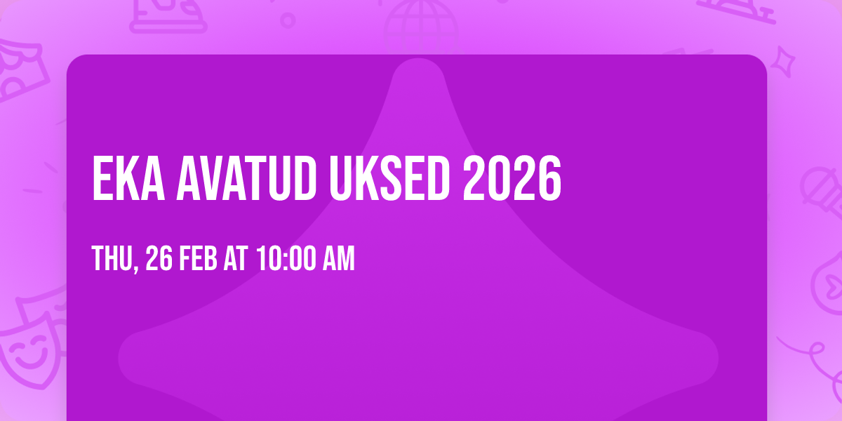 EKA avatud uksed 2026