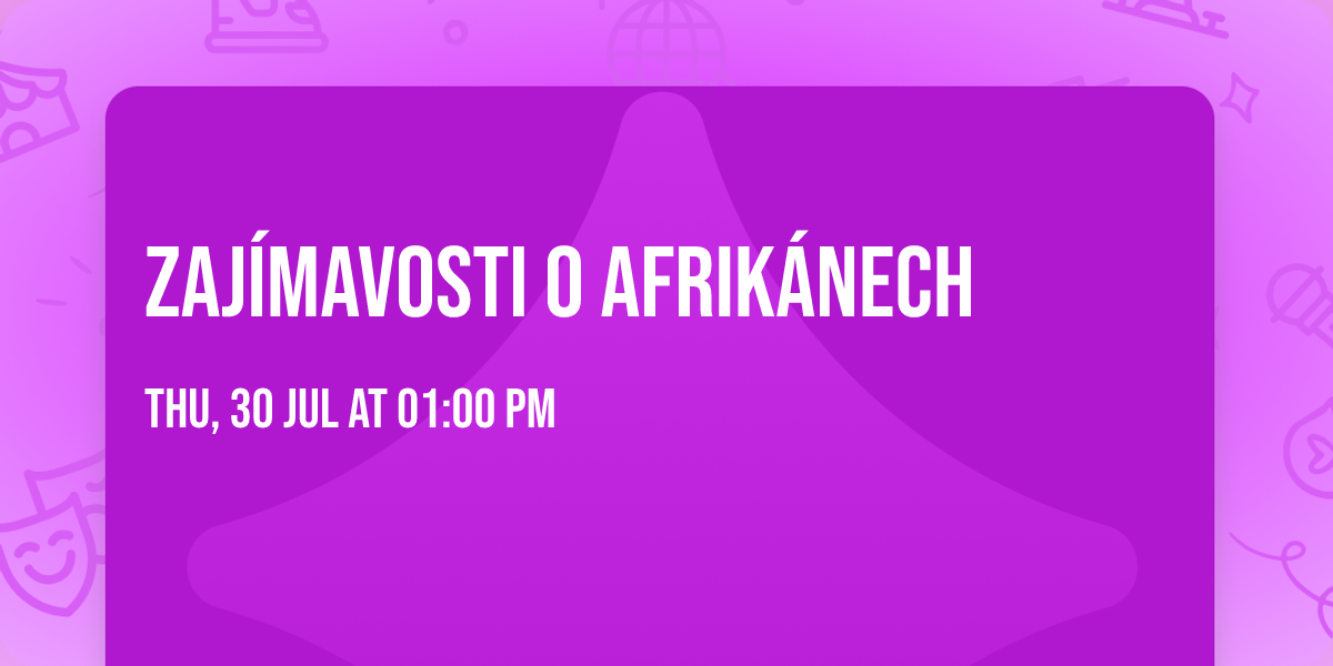 Zaj\u00edmavosti o afrik\u00e1nech