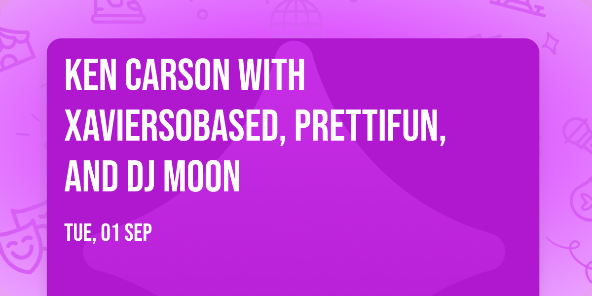 Ken Carson with Xaviersobased, Prettifun, and DJ Moon