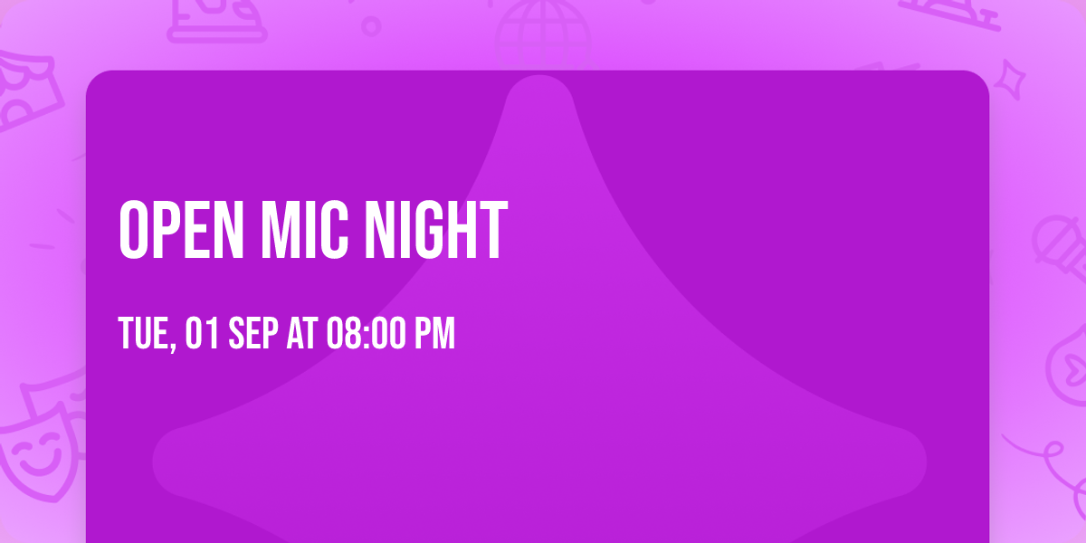 Open Mic Night