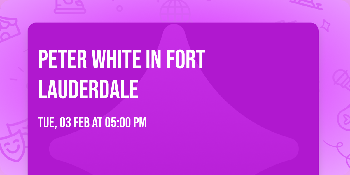 Peter White in Fort Lauderdale