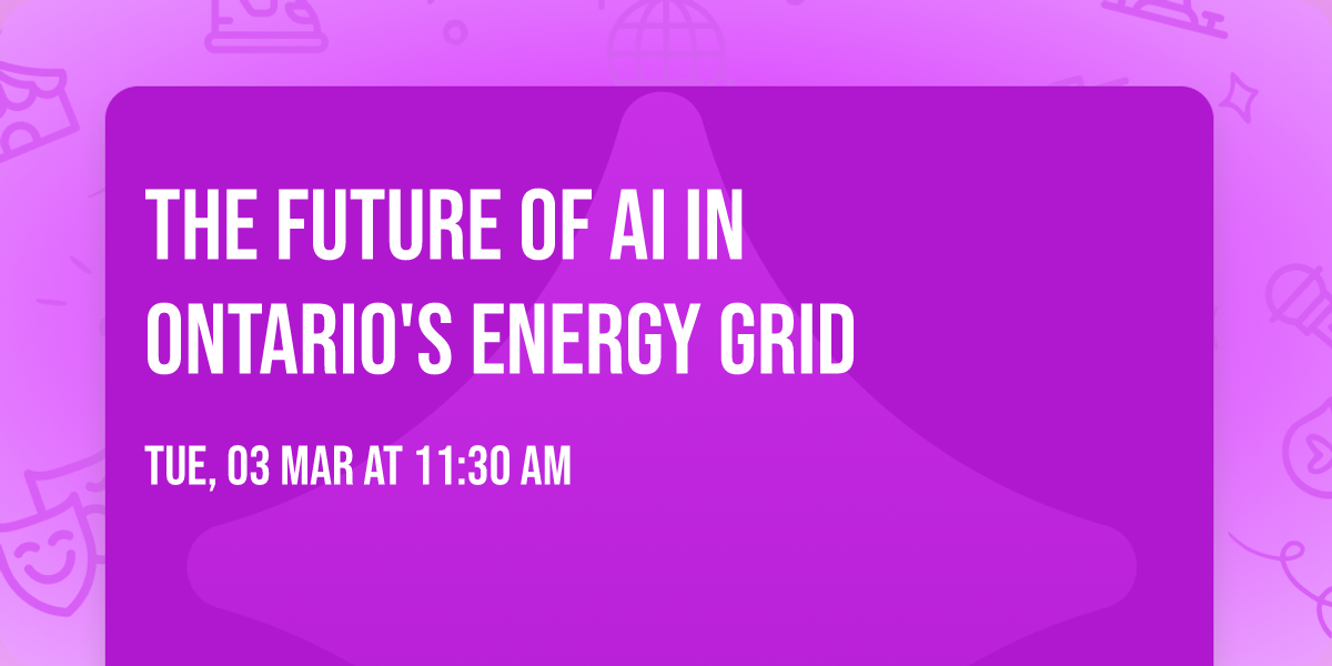 The Future of AI in Ontario's Energy Grid