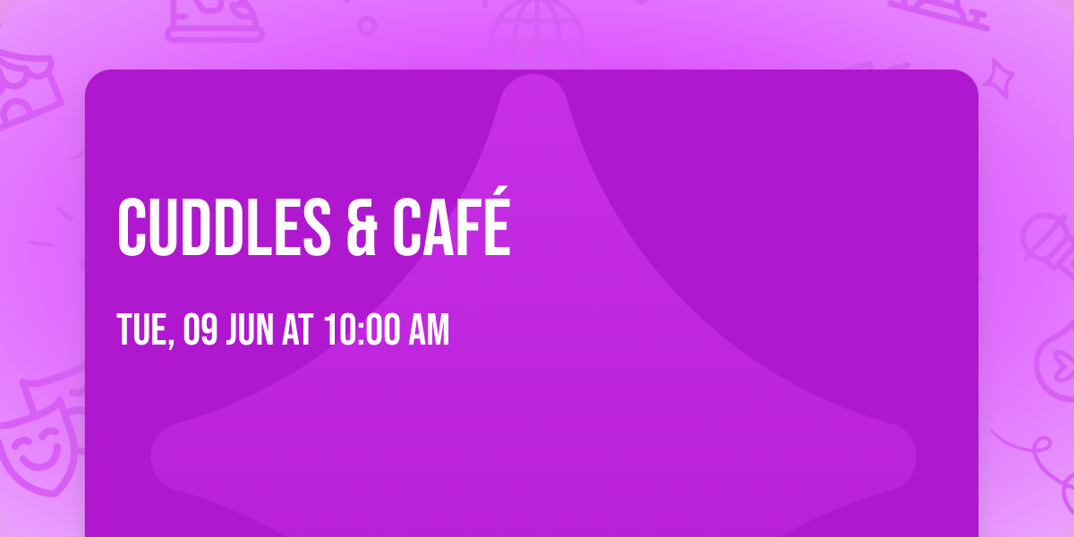 Cuddles & Caf\u00e9