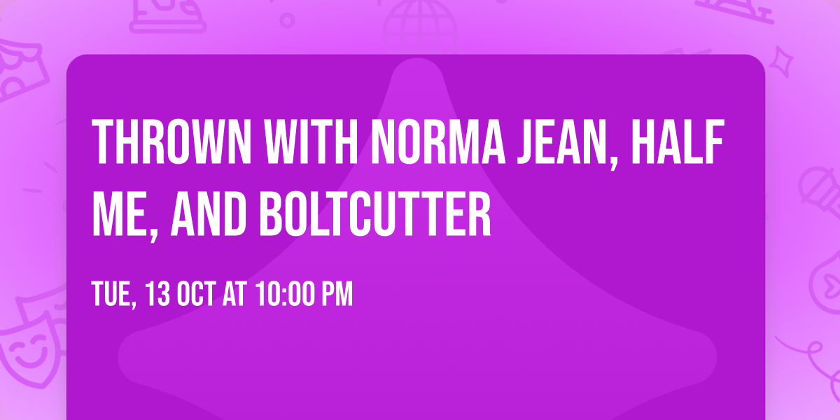 THROWN with Norma Jean, Half Me, and Boltcutter