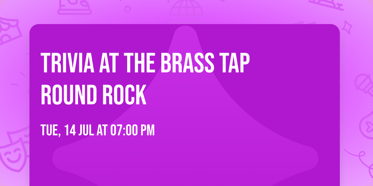 Trivia at The Brass Tap Round Rock
