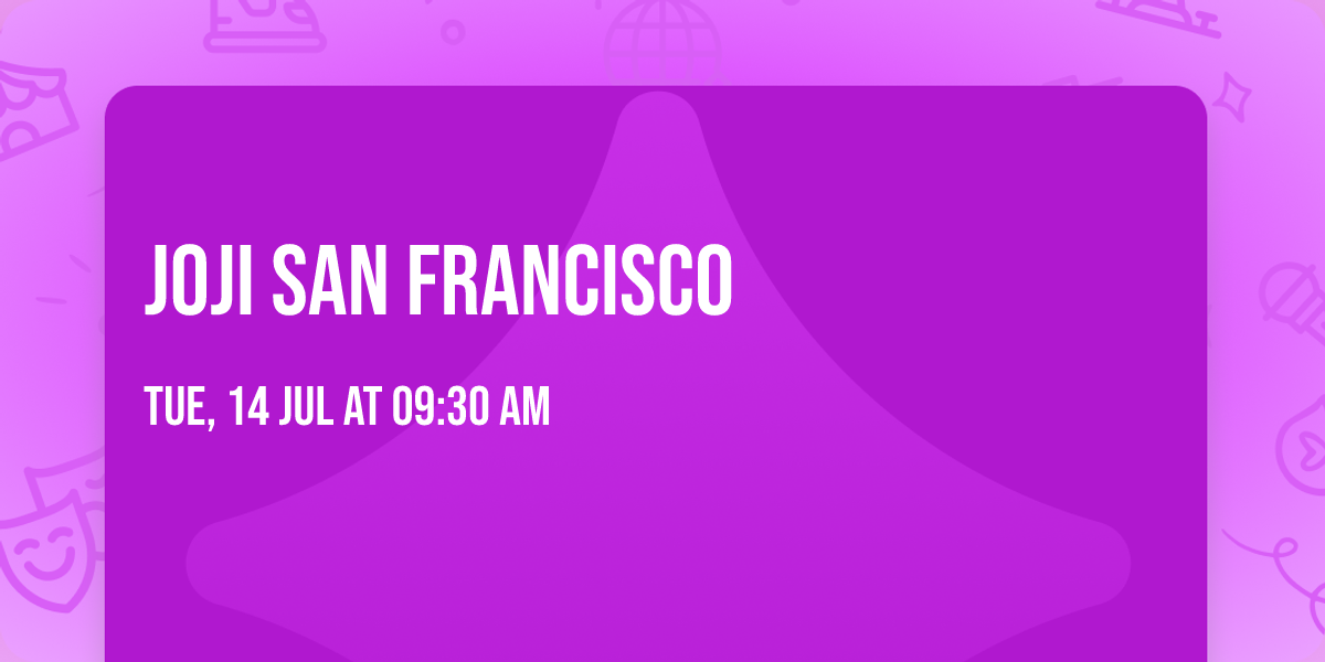 Joji San Francisco