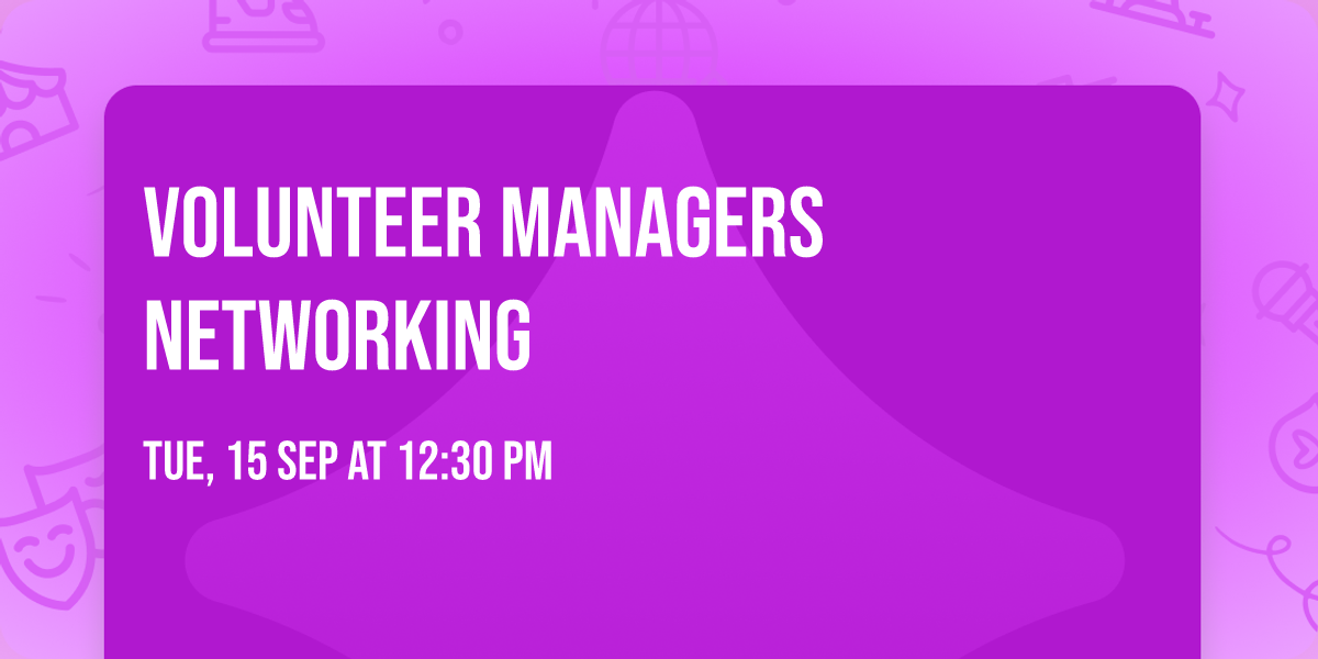 Volunteer Managers Networking
