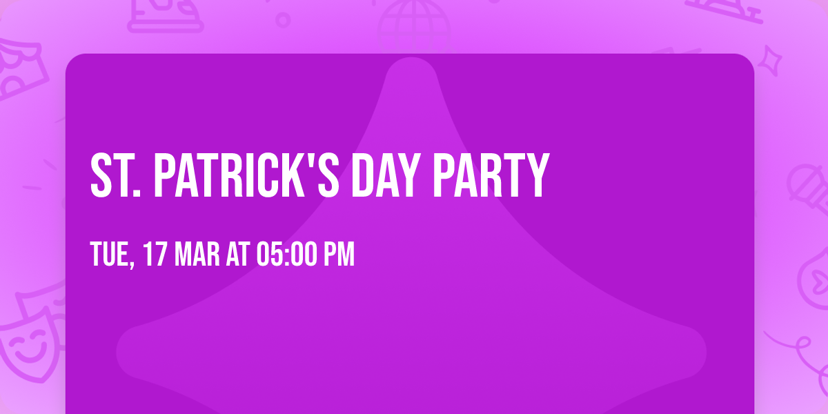 St. Patrick's Day Party 