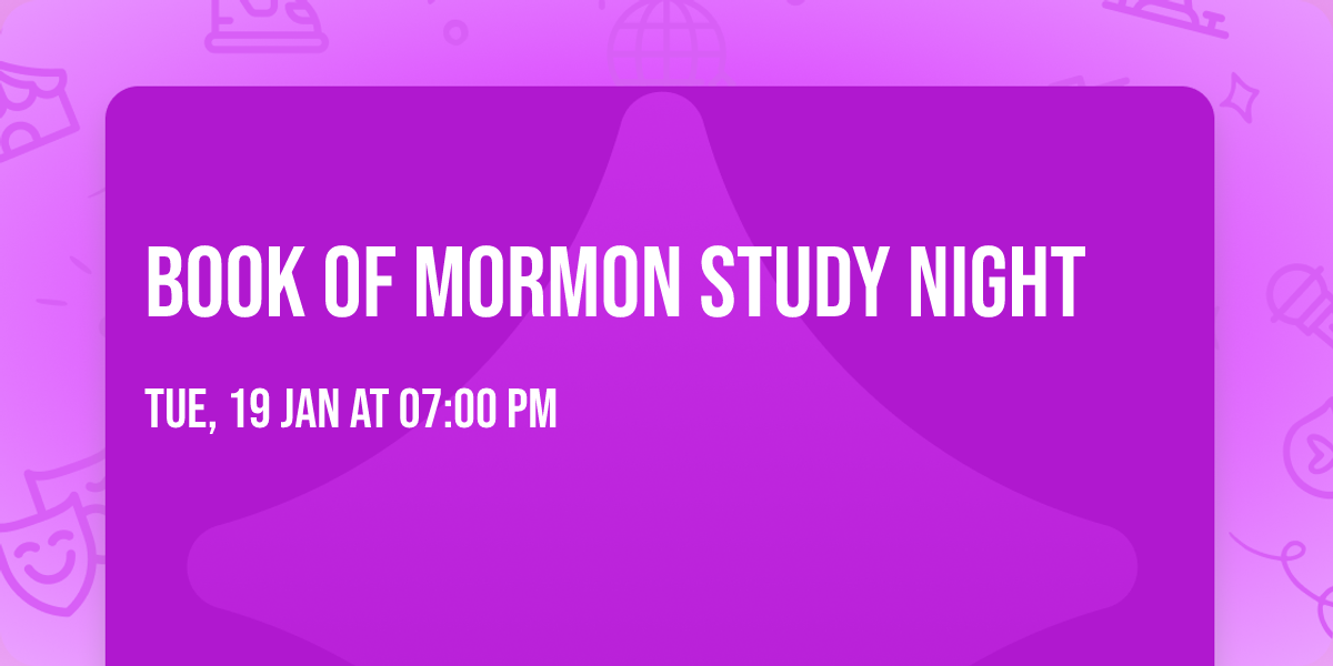 Book of Mormon Study Night