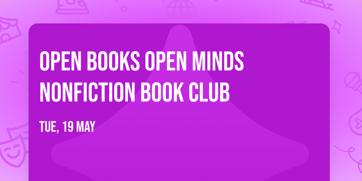 Open Books Open Minds Nonfiction Book Club