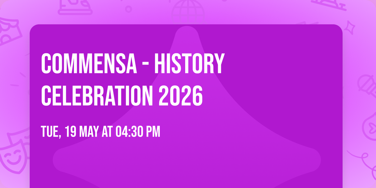 Commensa - History Celebration 2026