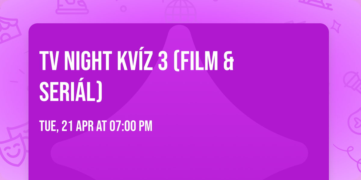 TV Night kv\u00edz 3 (film & seri\u00e1l)