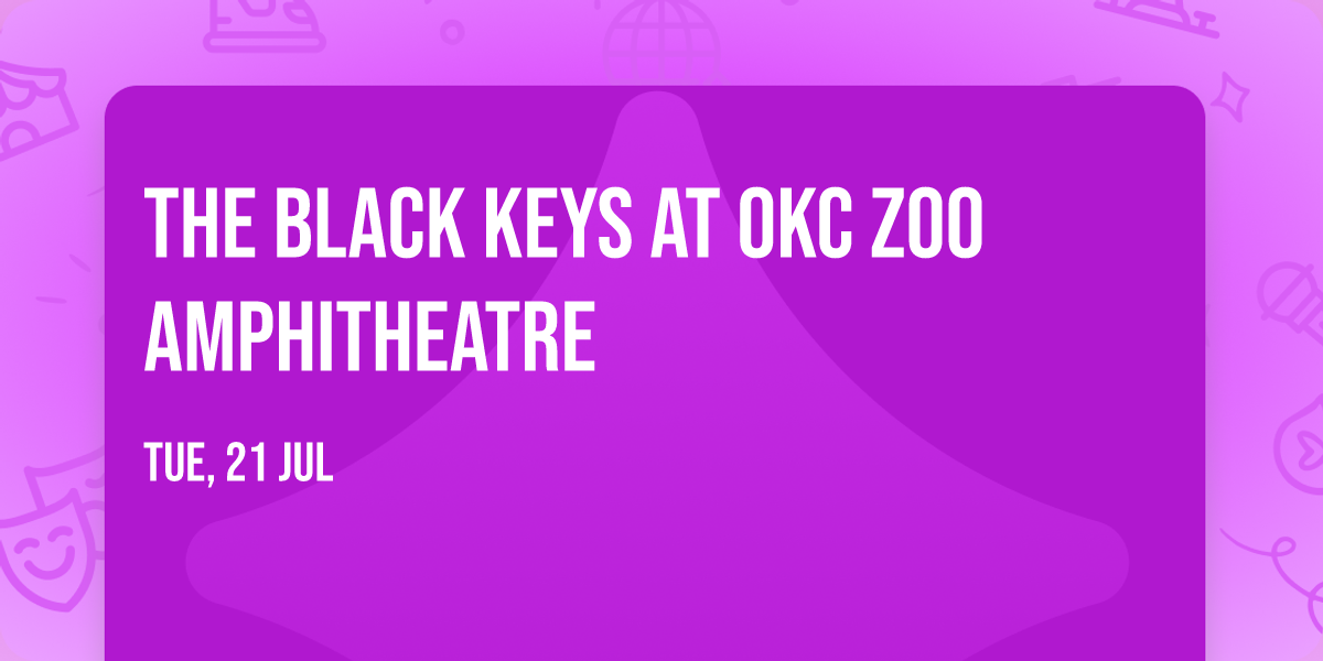 The Black Keys at OKC Zoo Amphitheatre