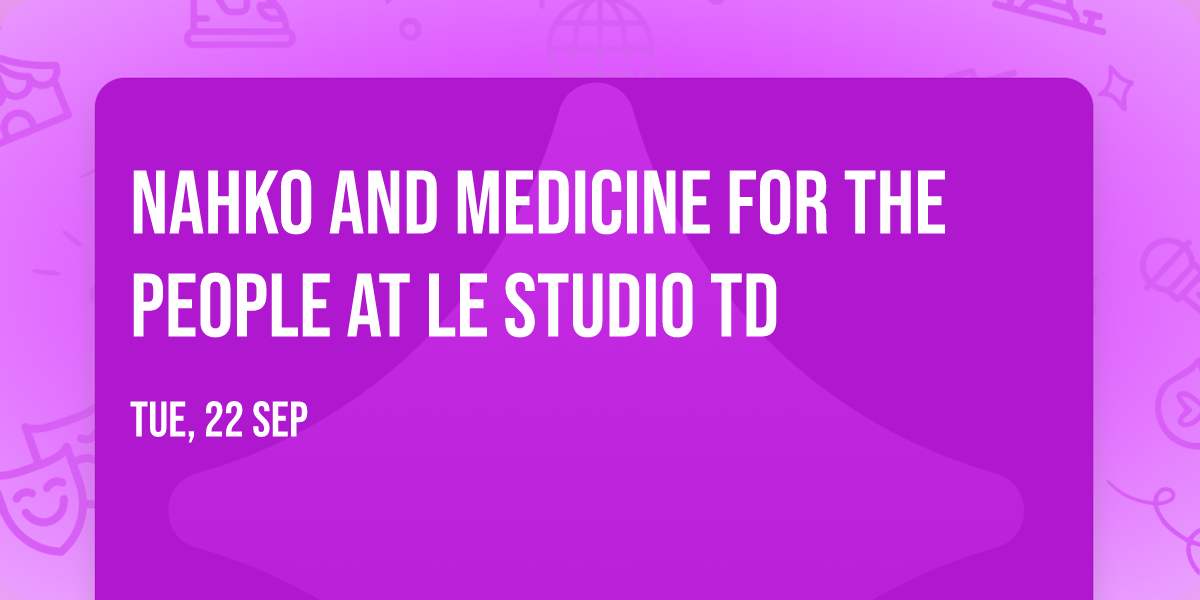 Nahko and Medicine for the People at Le Studio TD