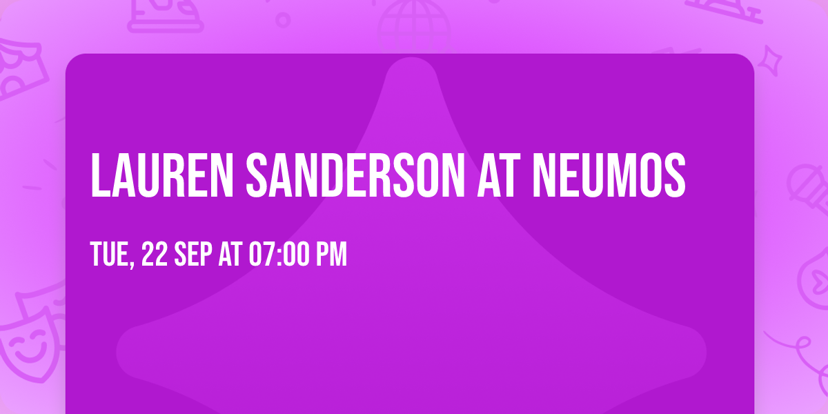 Lauren Sanderson at Neumos
