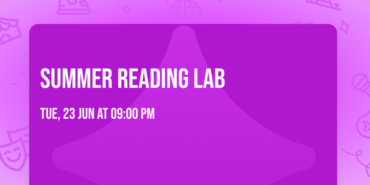 Summer Reading Lab